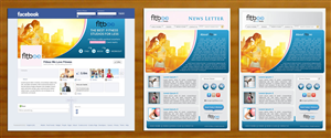 Fitness website needs Facebook Cover Photo & Mailchimp Template | Facebook Design by Sbss