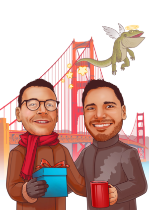 San Francisco Christmas Card Design! | Greeting Card Design by Scelatio