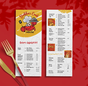 Menu Design by aka_tee