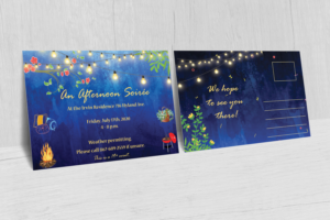 Afternoon Soiree Garden Party Invitation | Invitation Design by Bidita Saha