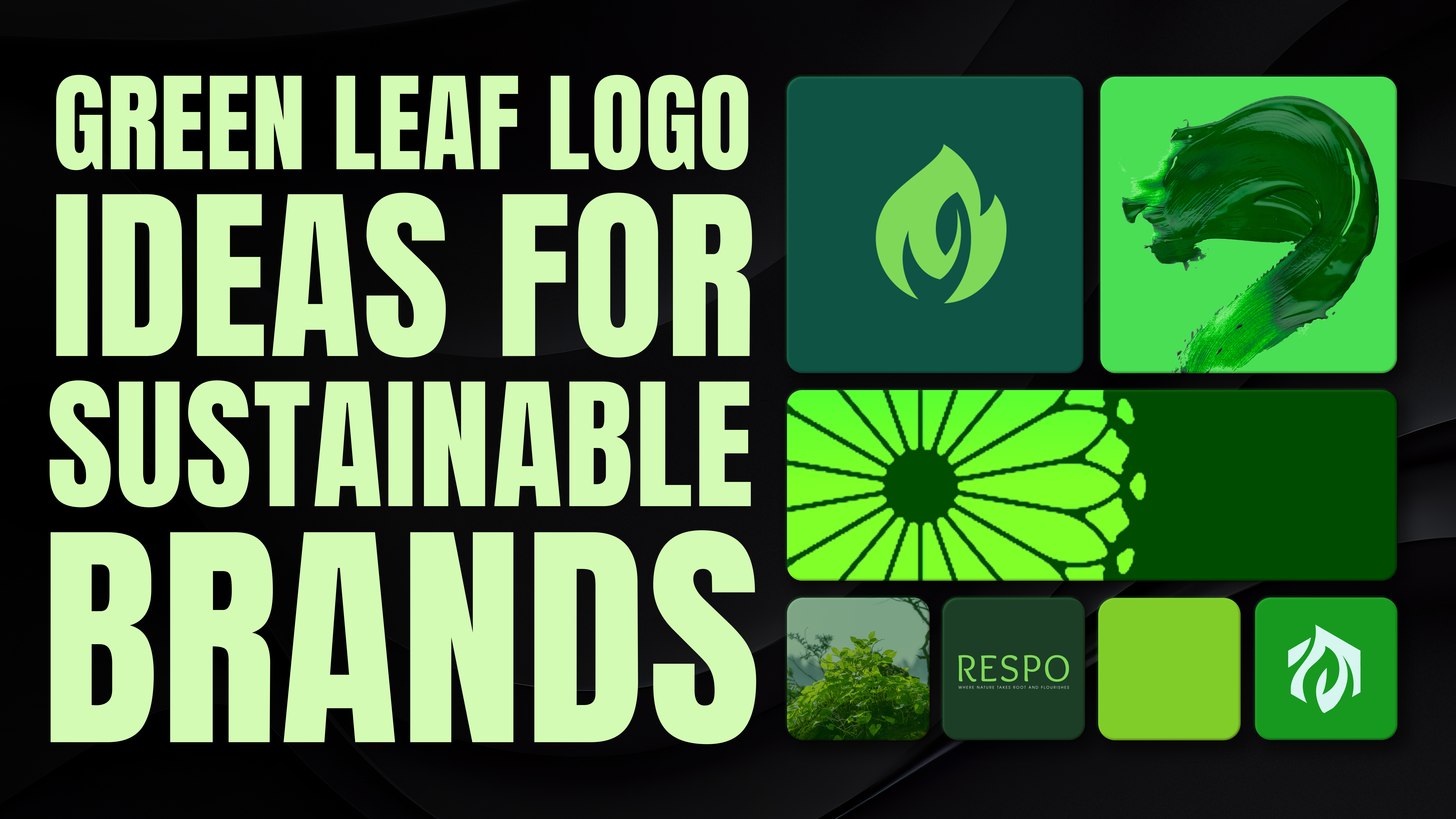 50 Green Leaf Logo Ideas for Sustainable Brands  blog thumbnail