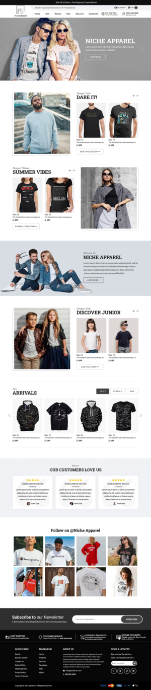 BigCommerce Design by Titan Eagle